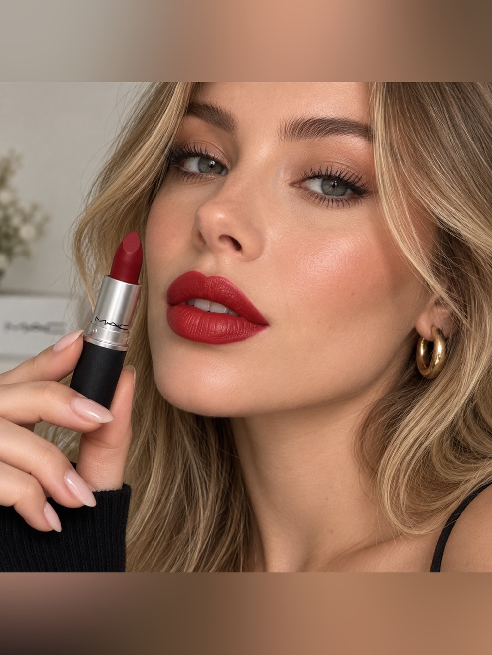 mac powder kiss lipstick 316 devoted to chili